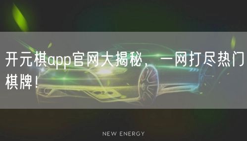 开元棋app官网大揭秘，一网打尽热门棋牌！